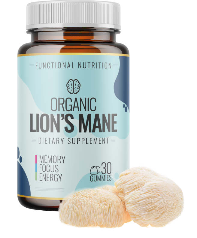 Image of:  Organic Lion's Mane Gummies